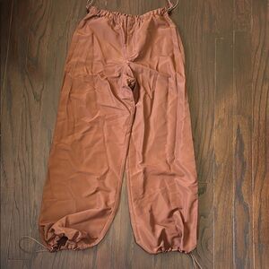 PrettyLittleThing Chocolate Brown Elastic Waist Pants